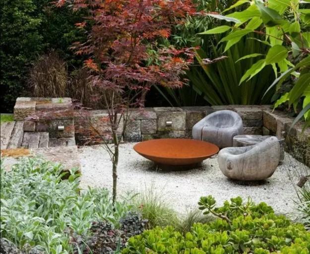 tranquil spots yard landscaping ideas