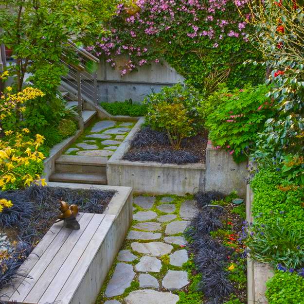 tranquil spots yard landscaping ideas
