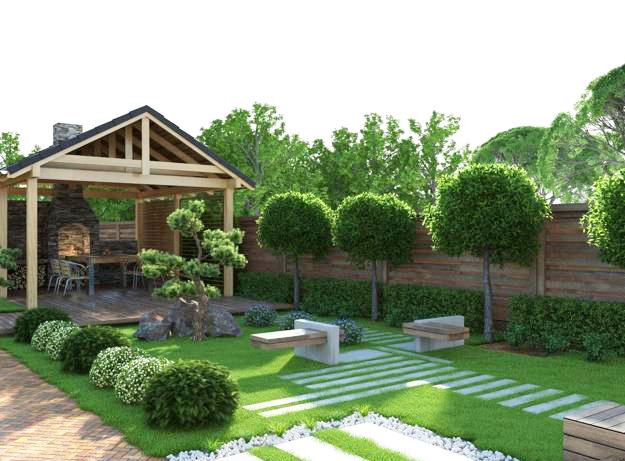 tranquil spots yard landscaping ideas