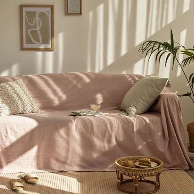 soft pastels sofa cover