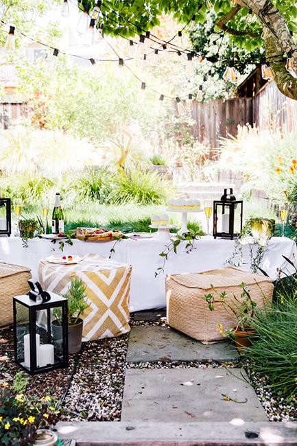 outdoor dining party decorations holiday tables