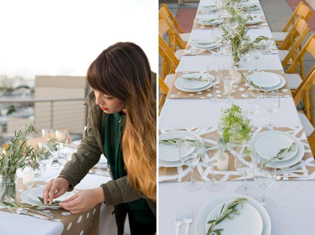 outdoor dining party decorations holiday tables