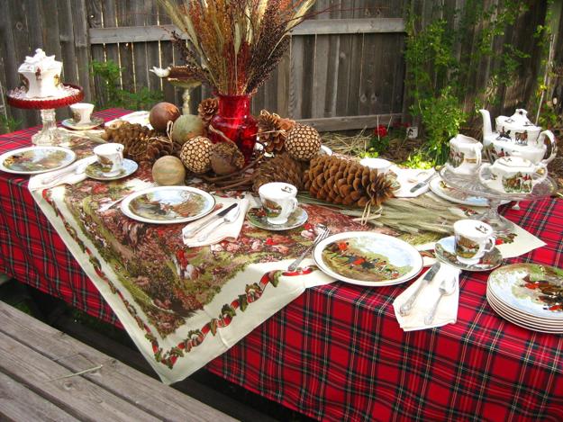 nature inspired table centerpiece idea