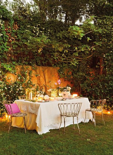 outdoor dining party decorations holiday tables