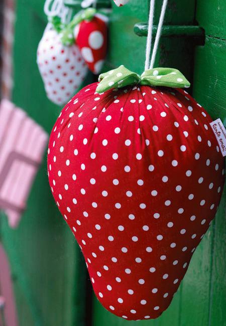 handmade strawberry decoration