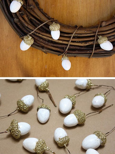 acorns crafts diy home decorations