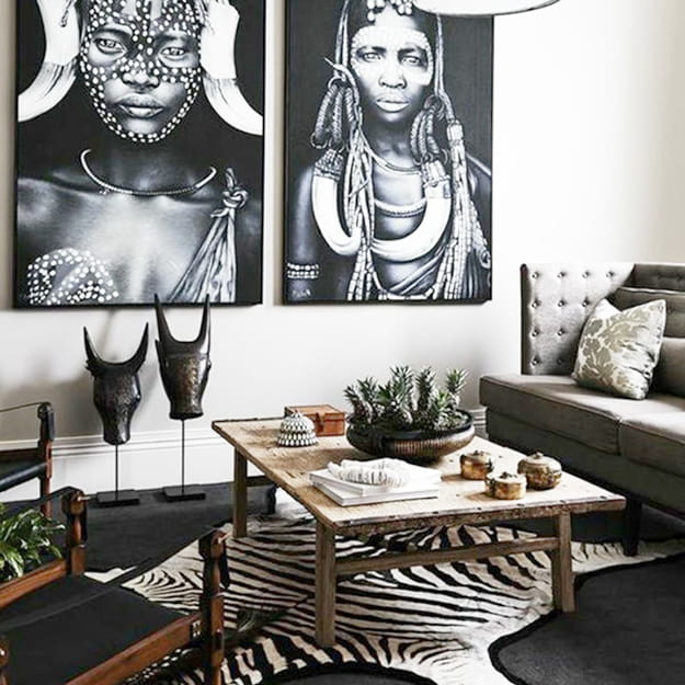 african style home furnishings