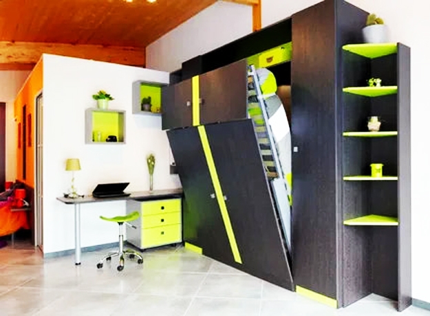 modern transformer furniture storage ideas bed designs