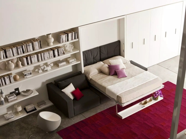 modern transformer furniture storage ideas bed designs