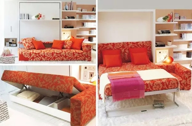modern transformer furniture storage ideas bed designs