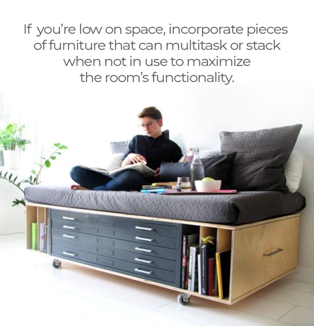 compact bed storage 