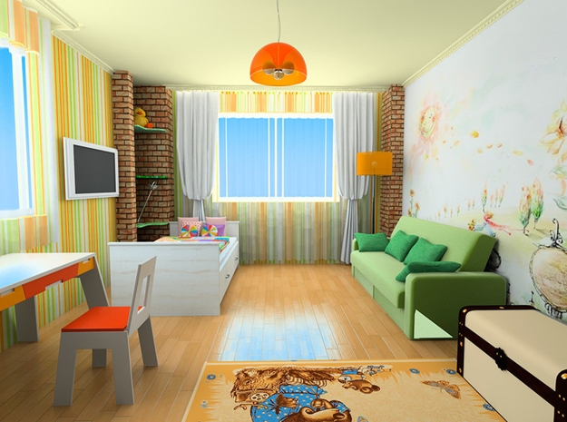 colorful creative kids room decorating ideas