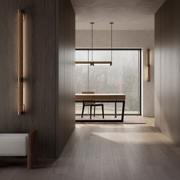 contemporary lighting fixture tubular pendant light