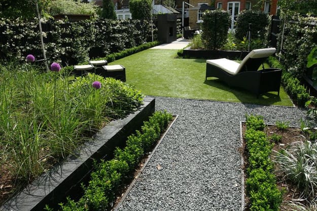 geometric contemporary design ideas outdoor home spaces