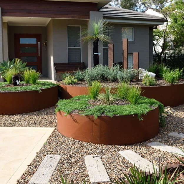 geometric contemporary design ideas outdoor home spaces