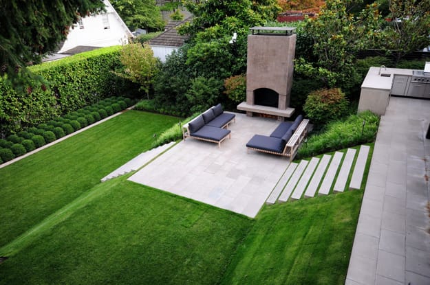 geometric contemporary design ideas outdoor home spaces