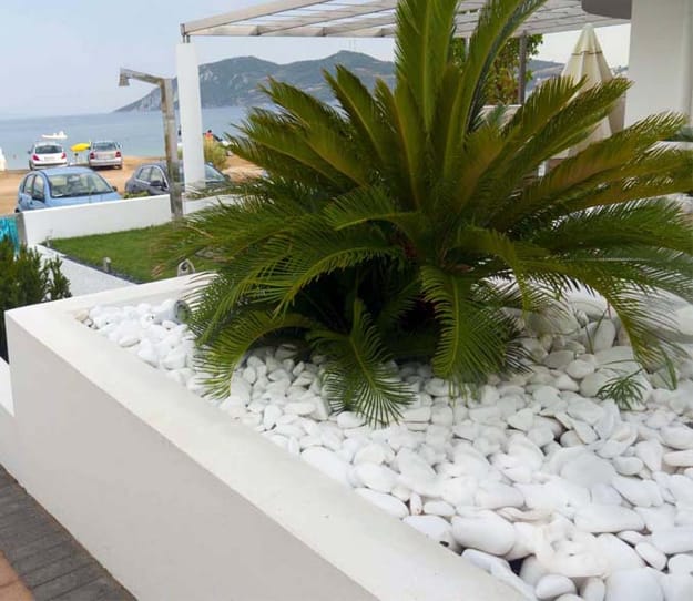 geometric contemporary design ideas outdoor home spaces