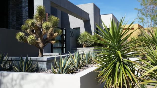 geometric contemporary design ideas outdoor home spaces