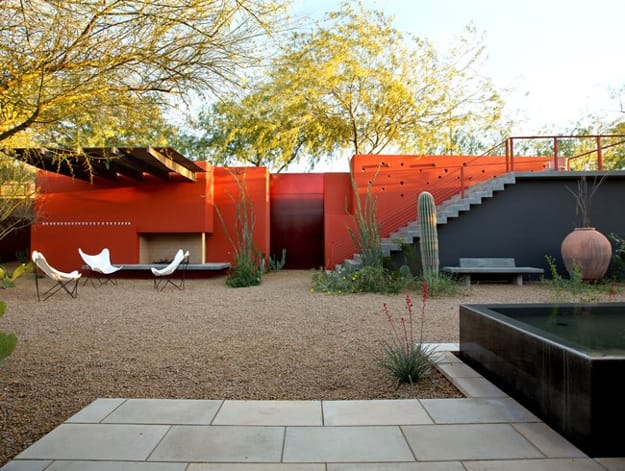 geometric contemporary design ideas outdoor home spaces