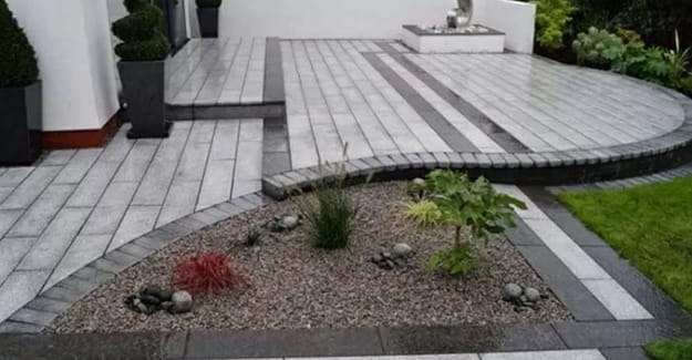 geometric contemporary design ideas outdoor home spaces