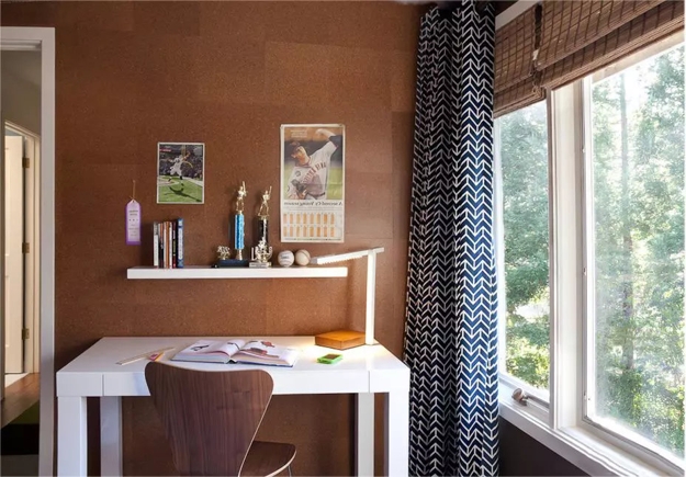cork panels wall decorating modern ideas