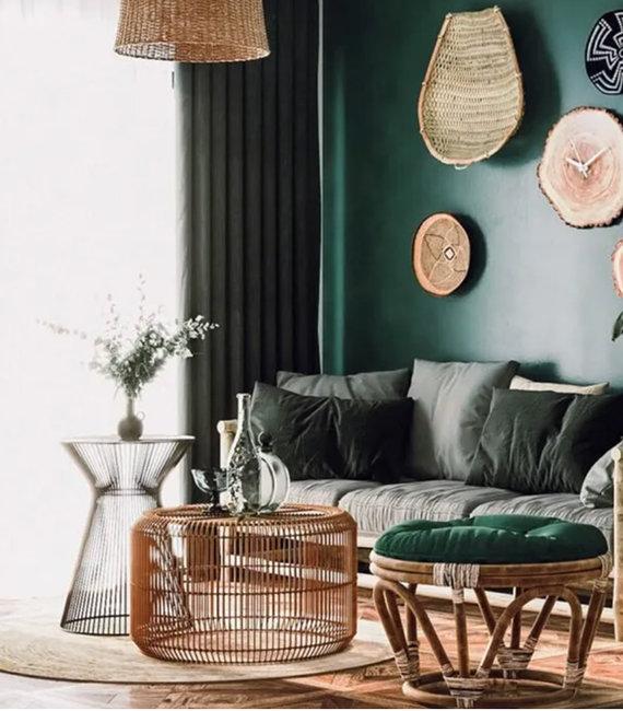 curvy side tables ottomans