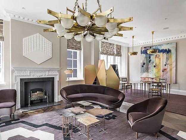 curvy living room sofas