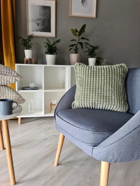 blue chair soft lines