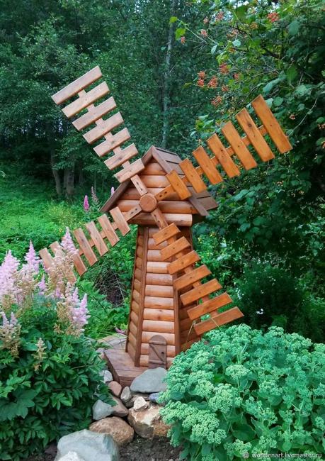 miniature windmills watermills diy garden decorations