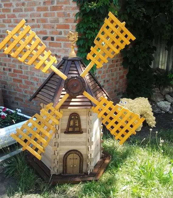 miniature windmills watermills diy garden decorations