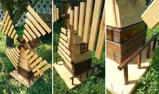 miniature windmills watermills diy garden decorations