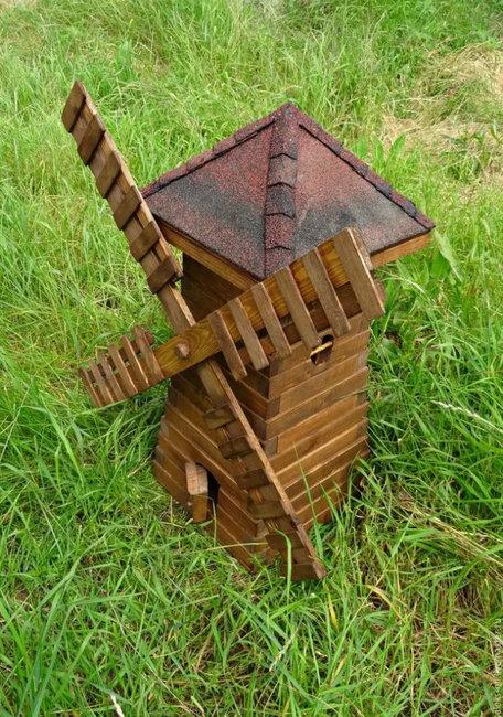miniature windmills watermills diy garden decorations