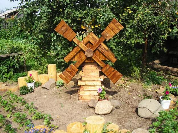 miniature windmills watermills diy garden decorations