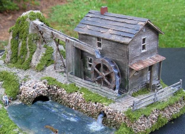 miniature windmills watermills diy garden decorations