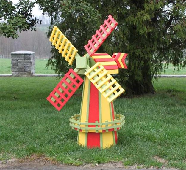 miniature windmills watermills diy garden decorations
