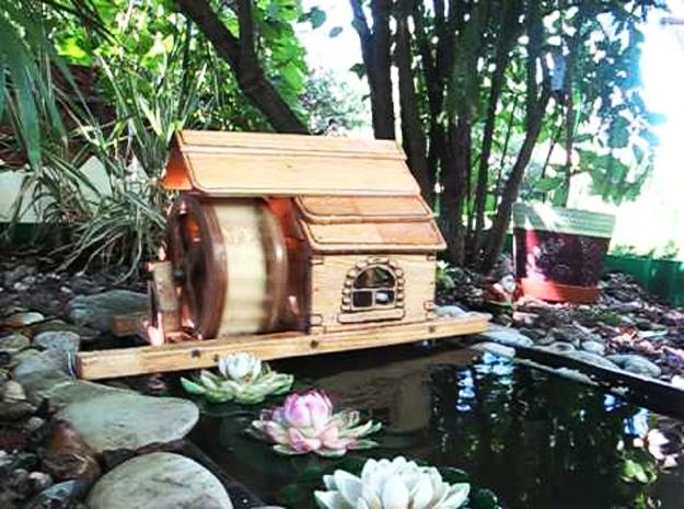 miniature windmills watermills diy garden decorations