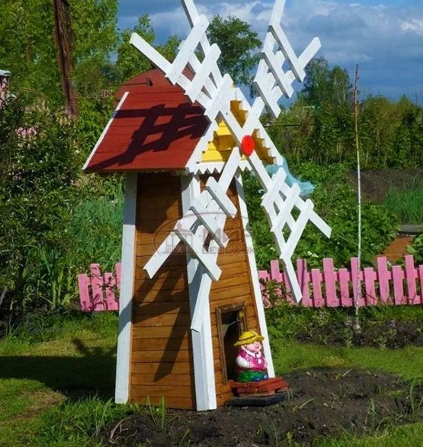 miniature windmills watermills diy garden decorations