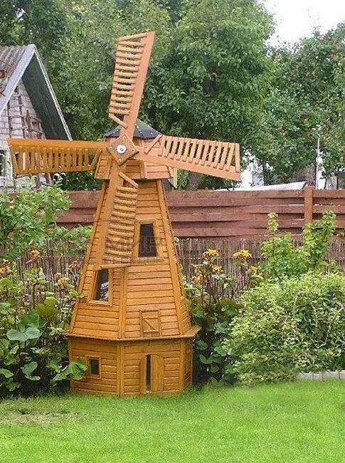 miniature windmills watermills diy garden decorations