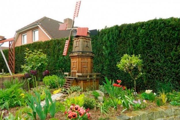 miniature windmills watermills diy garden decorations