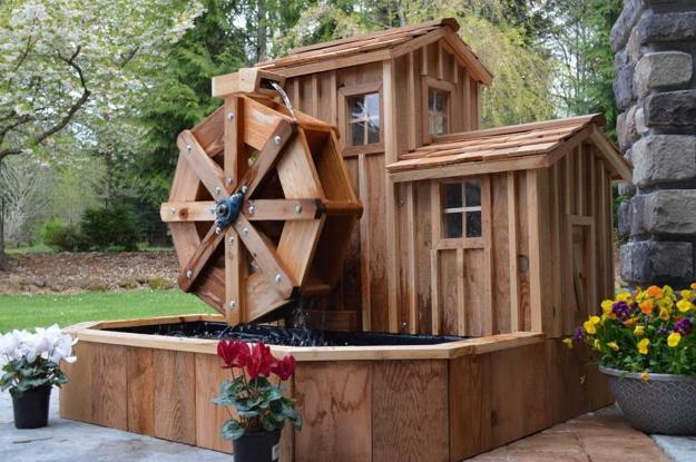 miniature windmills watermills diy garden decorations