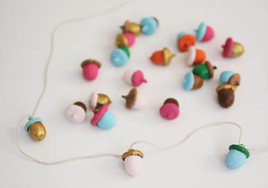 acorns crafts diy home decorations