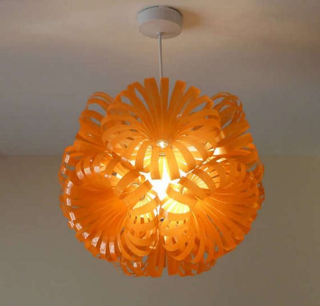 recycling plastic pendant lights