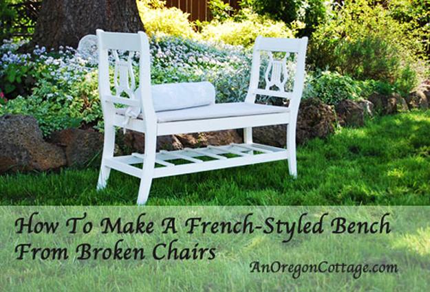 reuse recycle outdoor furniture 