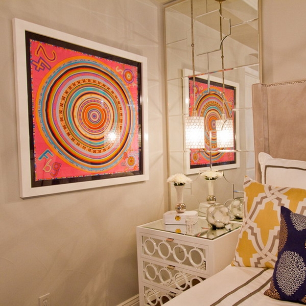 beautiful wall decorating ideas silk fabrics