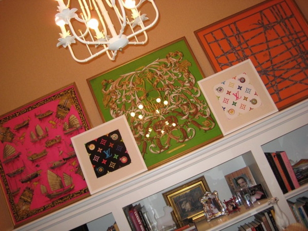 beautiful wall decorating ideas silk fabrics