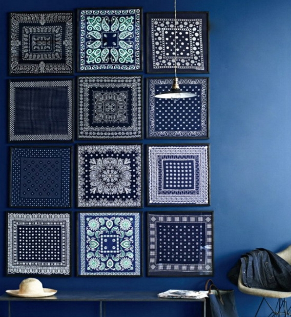 beautiful wall decorating ideas silk fabrics