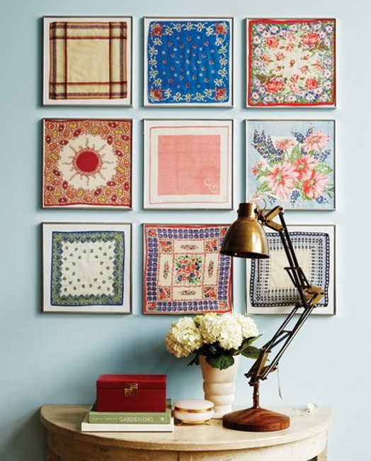 beautiful wall decorating ideas silk fabrics