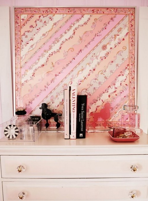 beautiful wall decorating ideas silk fabrics