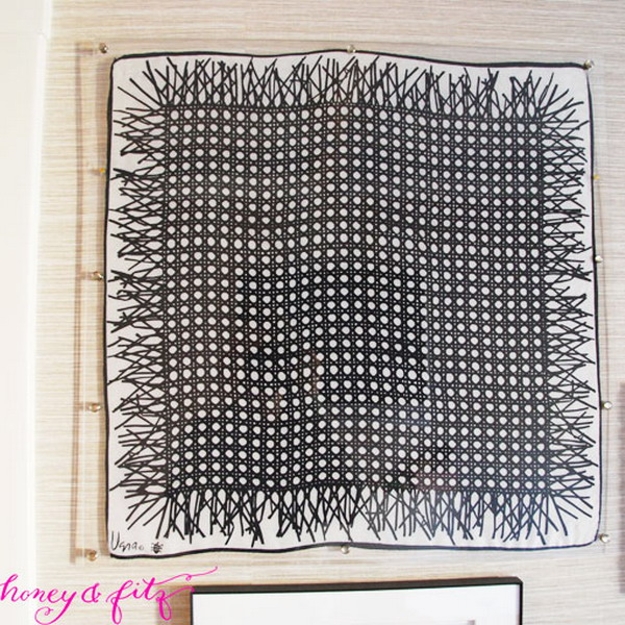 beautiful wall decorating ideas silk fabrics