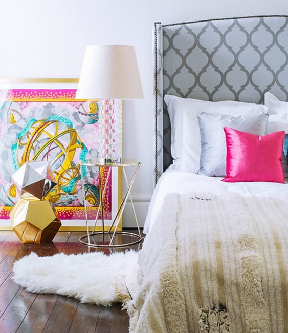 beautiful wall decorating ideas silk fabrics